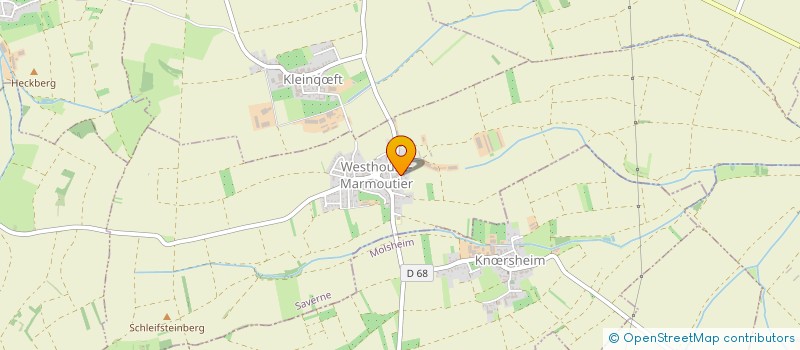 localisation de l'entreprise EG CONSTRUCTION  WESTHOUSE-MARMOUTIER