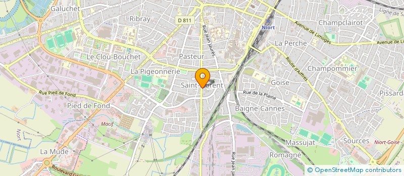 localisation de l'entreprise EG CONSULTING à NIORT