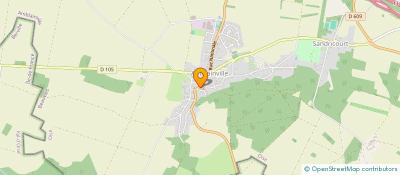 localisation de l'entreprise EG CONSULTING  AMBLAINVILLE