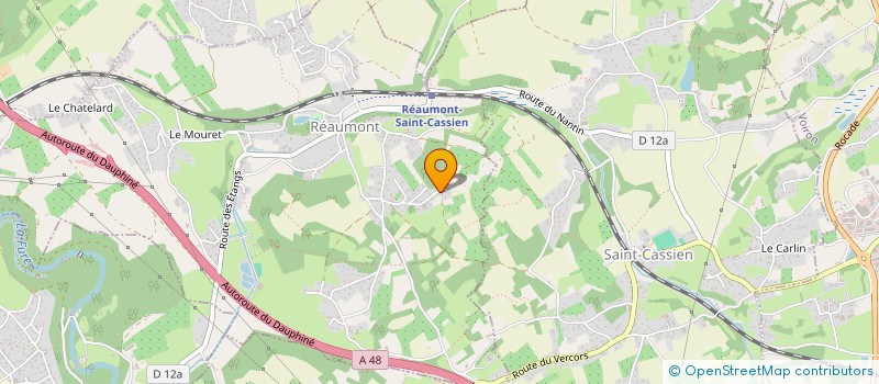 localisation de l'entreprise EG DEVELOPPEMENT  REAUMONT