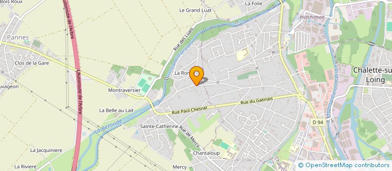 localisation de l'entreprise EG DU CHATEAU D'EAU  PANNES
