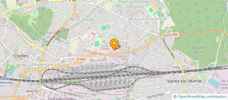 localisation de l'entreprise EG. ELEC  VAIRES-SUR-MARNE