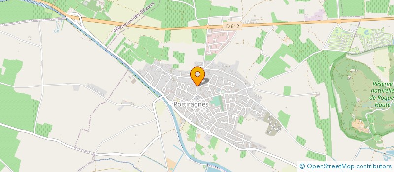 localisation de l'entreprise EG ELEC  PORTIRAGNES