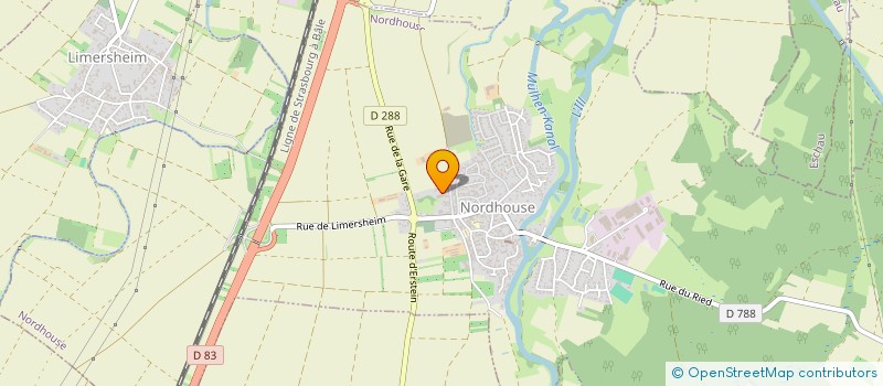 localisation de l'entreprise EG ELECTRICITE  NORDHOUSE