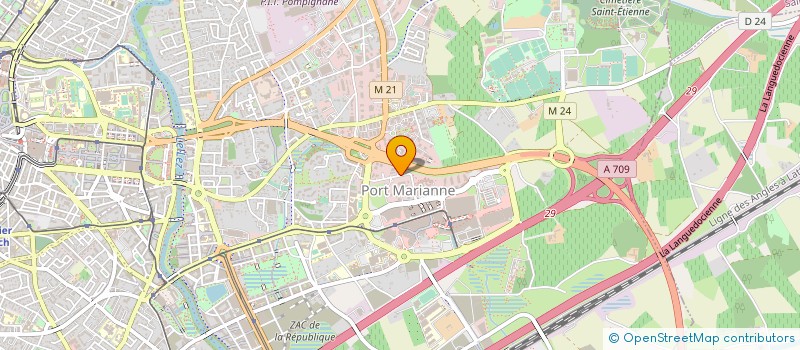 localisation de l'entreprise EG EOLIEN 908  MONTPELLIER