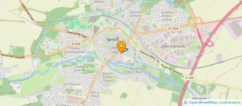 localisation de l'entreprise EG EQUO à SENLIS