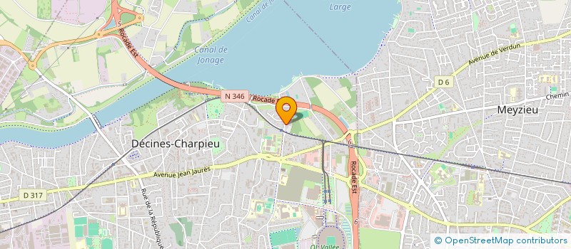 localisation de l'entreprise EG FINANCES  DECINES-CHARPIEU