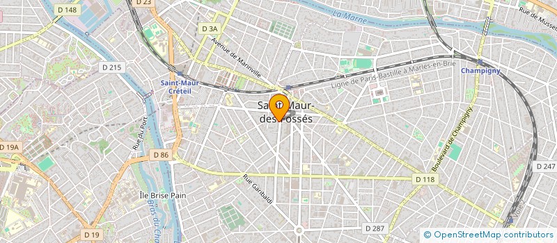 localisation de l'entreprise EG FORMATION & COACHING à SAINT-MAUR-DES-FOSSES