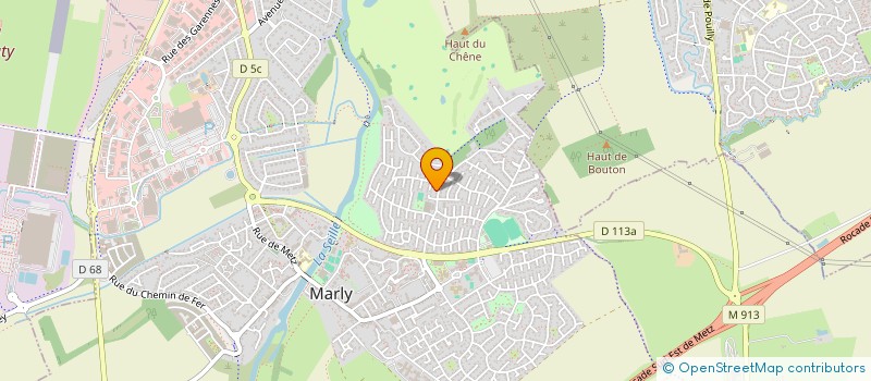 localisation de l'entreprise EG HOLDING  MARLY