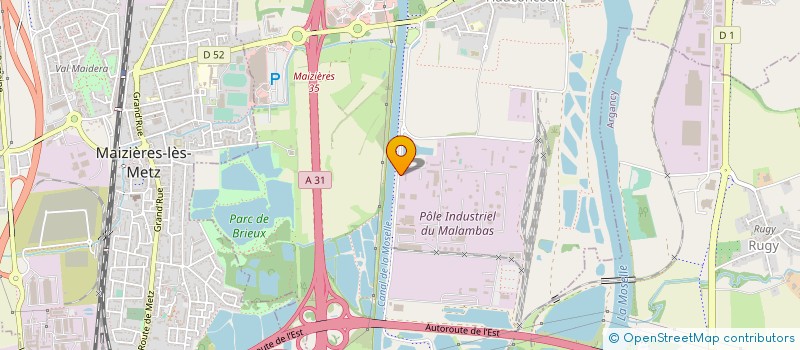 localisation de l'entreprise EG HUSSIGNY  HAUCONCOURT