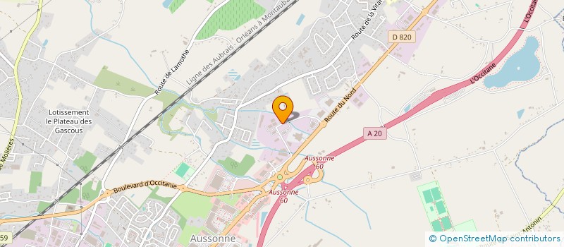 localisation de l'entreprise EG IMMOBILIER  MONTAUBAN