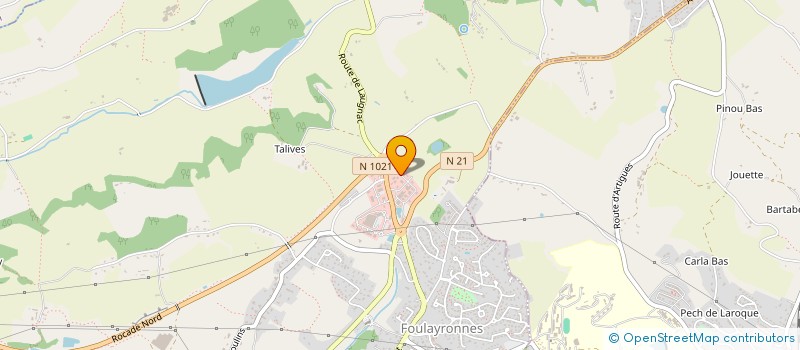 localisation de l'entreprise EG INVEST  FOULAYRONNES