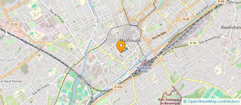 localisation de l'entreprise EG INVEST  MULHOUSE