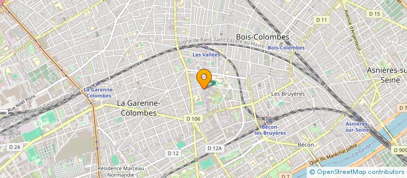 localisation de l'entreprise EG-IT  LA GARENNE-COLOMBES