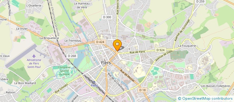 localisation de l'entreprise EG LM à FLERS