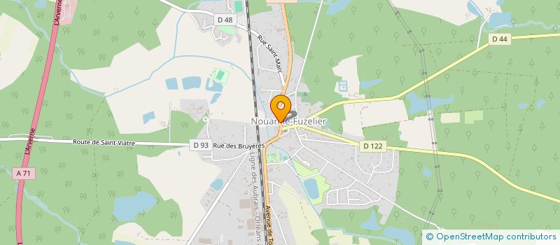 localisation de l'entreprise EG MARKET à NOUAN-LE-FUZELIER