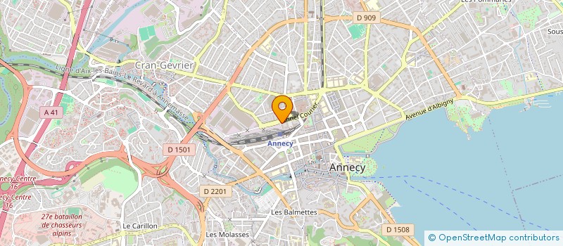 localisation de l'entreprise EG NETTOYAGE à ANNECY