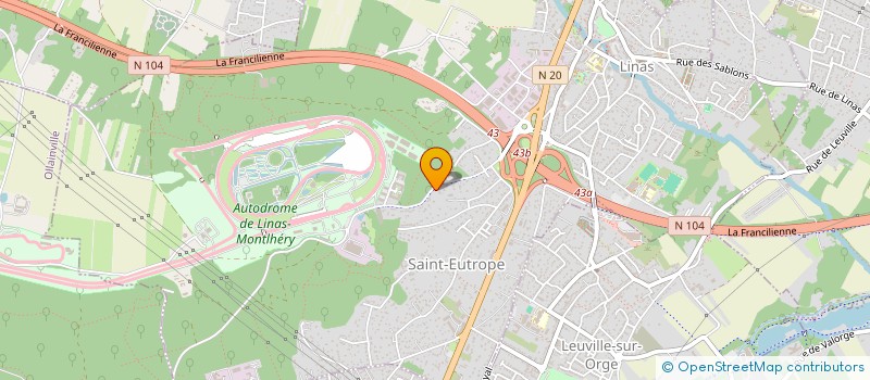 localisation de l'entreprise EG NOVA GROUP  LINAS