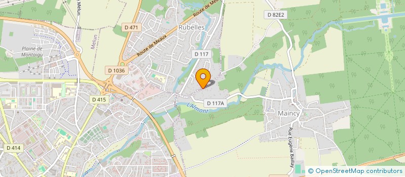 localisation de l'entreprise EG PATRIMOINE  MAINCY