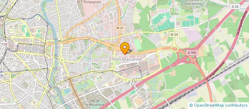 localisation de l'entreprise EG PAYS NESLOIS à MONTPELLIER