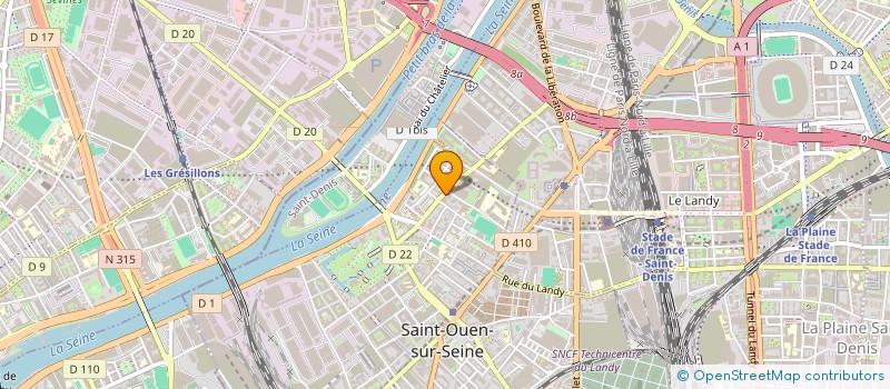 localisation de l'entreprise EG PLAST  SAINT-OUEN-SUR-SEINE