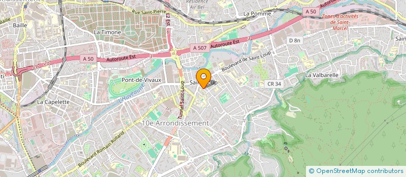 localisation de l'entreprise EG PRO NET à MARSEILLE