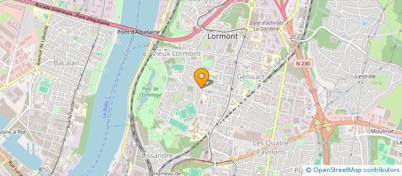 localisation de l'entreprise EG PROMOTION  LORMONT