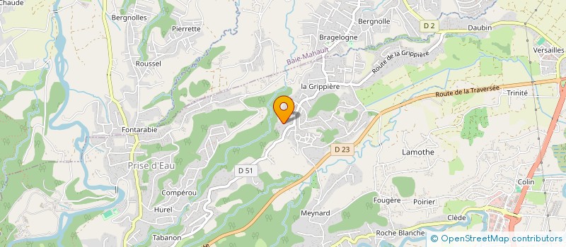 localisation de l'entreprise EG THERAPIES  PETIT-BOURG