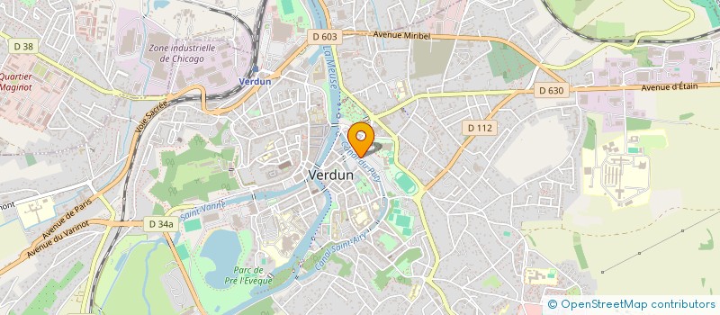 localisation de l'entreprise EG VERDUN à VERDUN