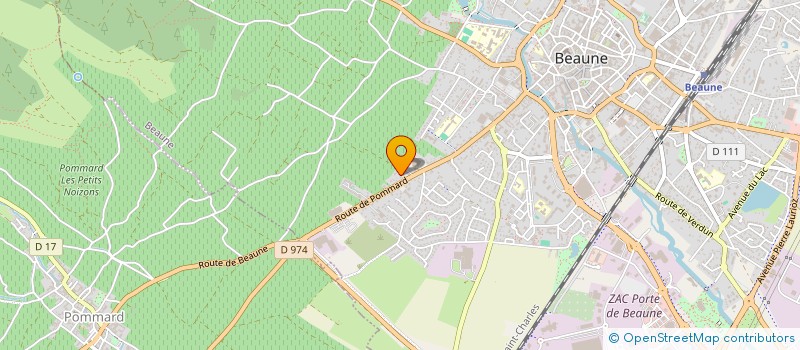 localisation de l'entreprise EG VINS à BEAUNE