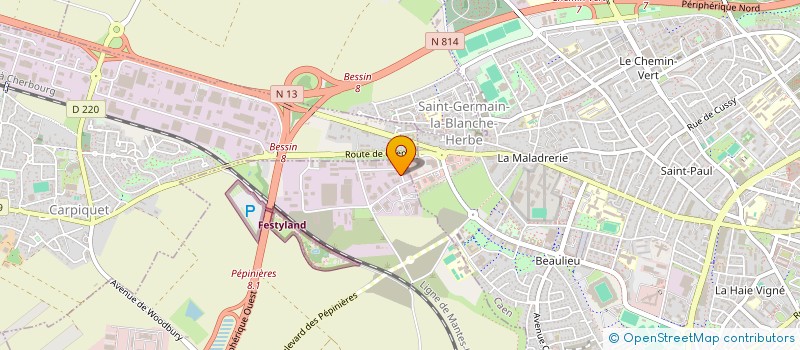 localisation de l'entreprise EG1 LOCATION à BRETTEVILLE-SUR-ODON