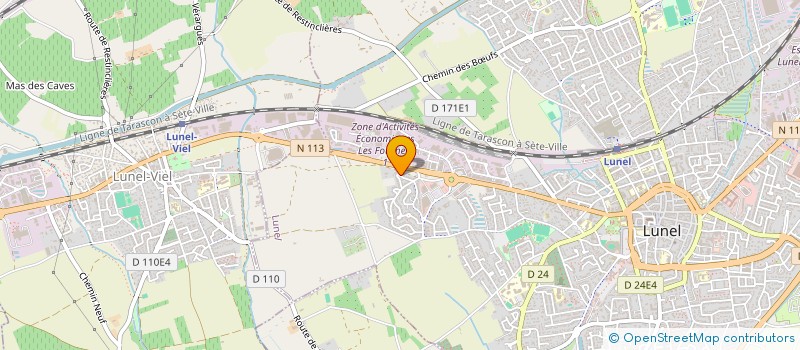 localisation de l'entreprise EG2A BATIMENT  LUNEL