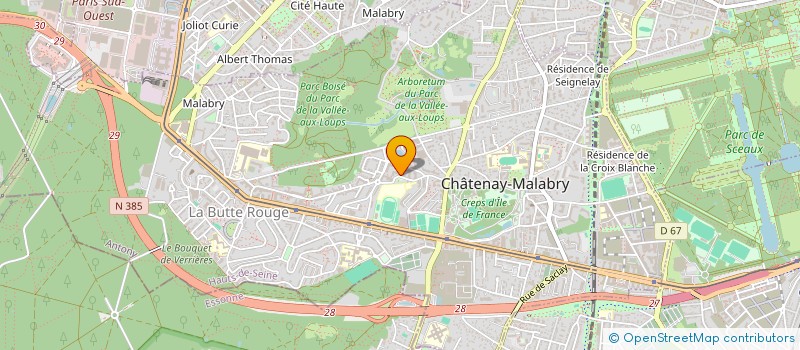 localisation de l'entreprise EG2A EURL à CHATENAY-MALABRY
