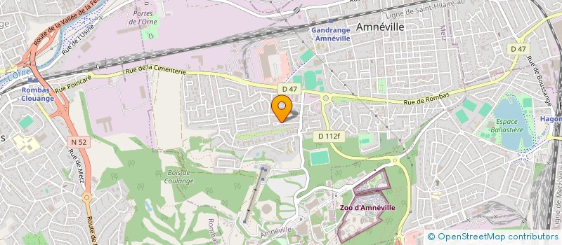 localisation de l'entreprise EG2F  AMNEVILLE