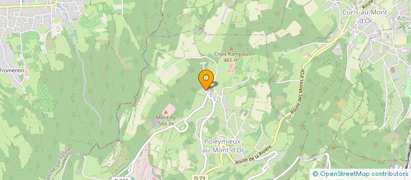 localisation de l'entreprise EG2L  POLEYMIEUX-AU-MONT-D'OR