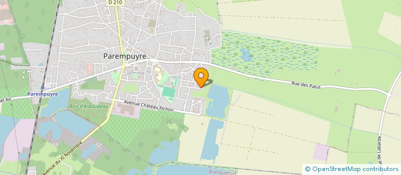 localisation de l'entreprise EG2L PATRIMOINE  PAREMPUYRE