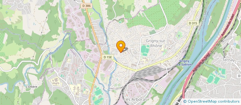 localisation de l'entreprise EG2P  GRIGNY