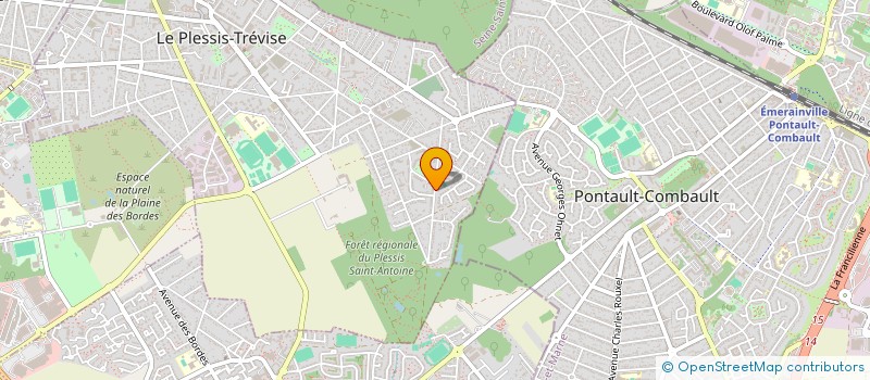 localisation de l'entreprise EGA à LE PLESSIS-TREVISE