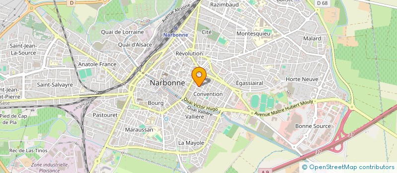 localisation de l'entreprise EGA à NARBONNE