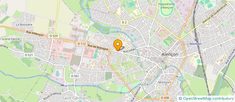 localisation de l'entreprise EGA - ESCAPE GAME ALENCON à ALENCON