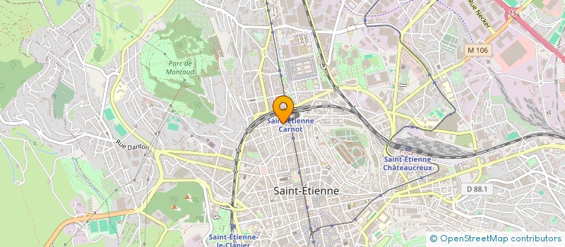 localisation de l'entreprise EGA-SANTE à SAINT-ETIENNE