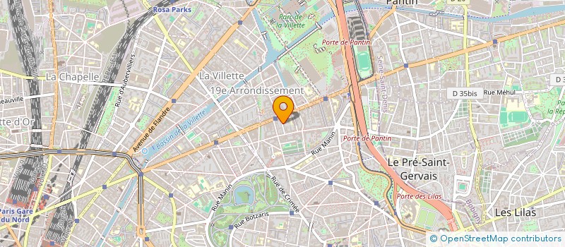 localisation de l'entreprise EGA VERRE ET PLAST MEDICAL à PARIS
