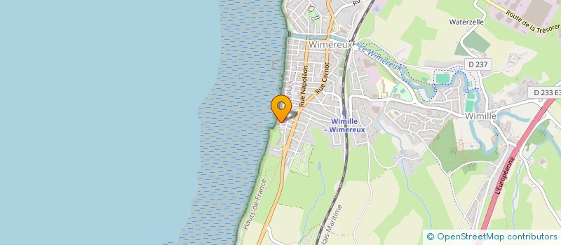 localisation de l'entreprise EGAIRAM à WIMEREUX