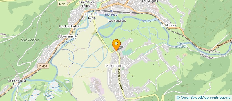 localisation de l'entreprise EGAL  SAINT-LOUP-SUR-SEMOUSE