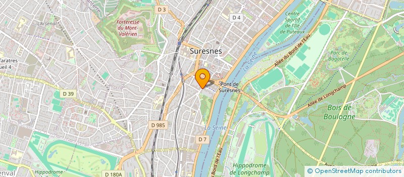 localisation de l'entreprise EGAL PLUS à SURESNES