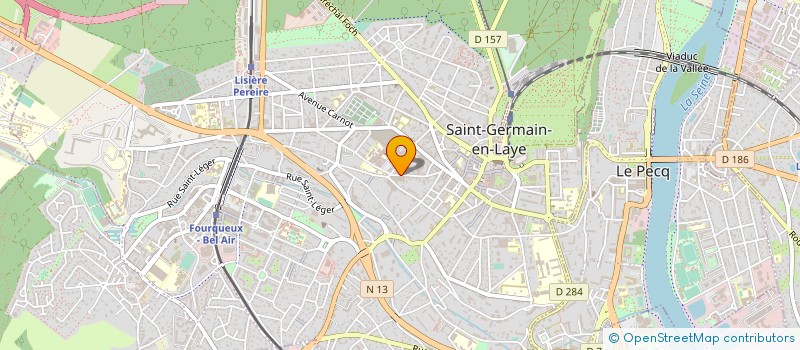 localisation de l'entreprise EGAL PLUS à SAINT-GERMAIN-EN-LAYE