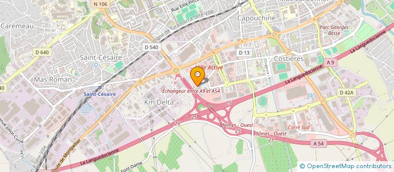 localisation de l'entreprise EGALE PLUS à NIMES