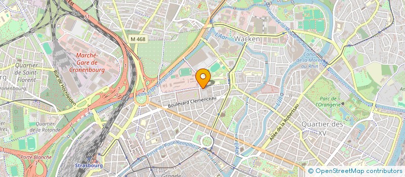 localisation de l'entreprise EGALIS RH  STRASBOURG