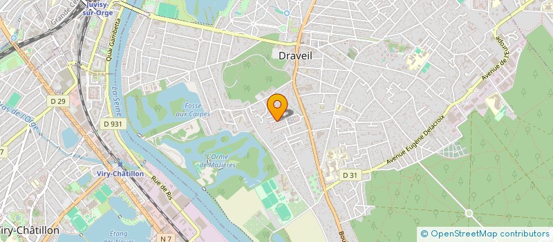 localisation de l'entreprise EGALITE POUR TOUS. à DRAVEIL