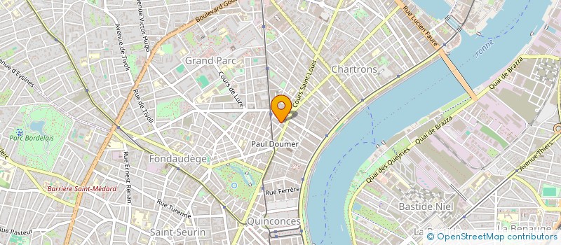 localisation de l'entreprise EGALITE SOLIDARITE COURS PARTICULIERS à BORDEAUX